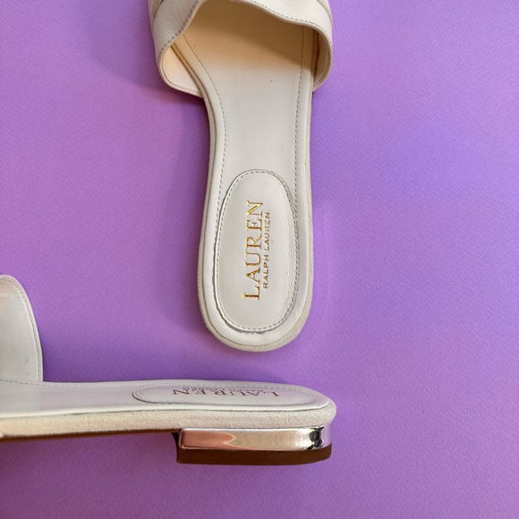 RALPH LAUREN  DAVAN SANDALS 100% Leather - Picture 2 of 6